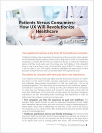 Patients Versus Consumers: How UX Will Revolutionize Healthcare