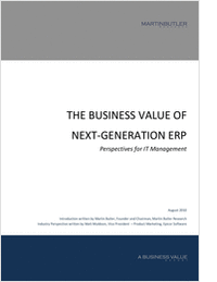 The Business Value of Next-Generation ERP: Perspectives for IT Management in Manufacturing