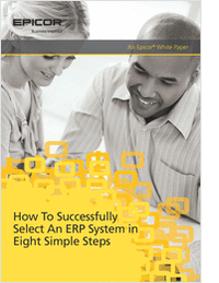 8 Simple Steps to Successfully Select an ERP System