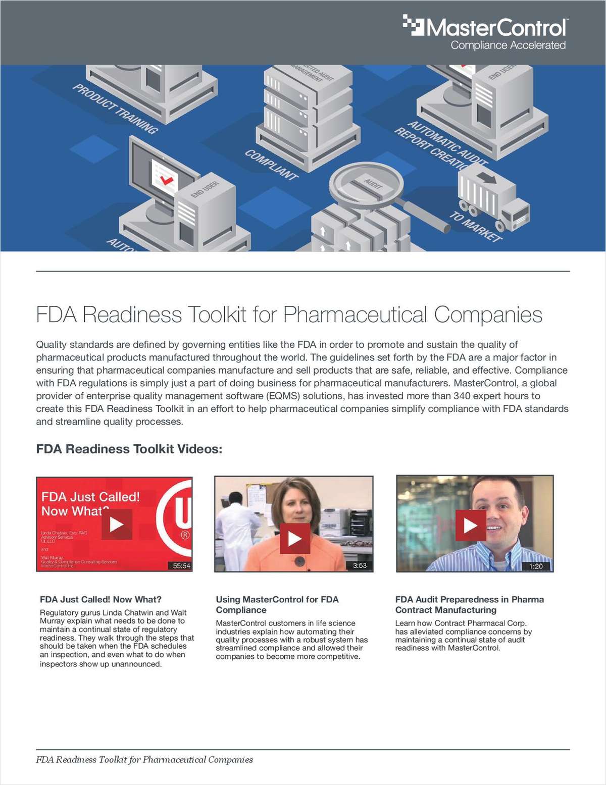 FDA Readiness Toolkit for Pharmaceutical Companies