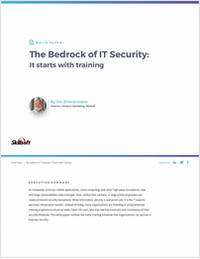 The Bedrock of IT Security: It Starts With Training