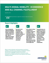 Multi-Modal Mobility - Ecommerce and All Channel Fulfillment