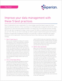 5 best practices to improve your data management