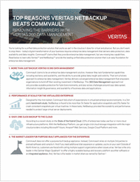 Top Reasons Veritas Beats Commvault