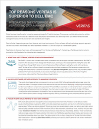 Top Reasons Veritas is Superior to Dell EMC