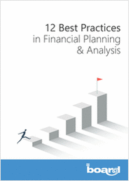 12 Best Practices in Financial Planning & Analysis