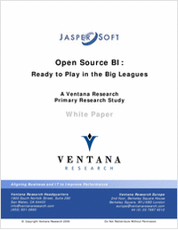 Open Source Business Intelligence: Ready to Play in the Big Leagues