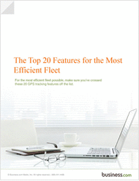 The Top 20 Features for the Most Efficient Fleet