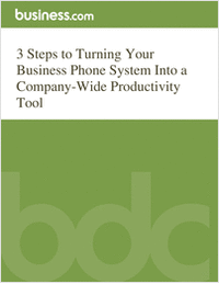 3 Steps to Turning Your Business Phone System Into a Company-Wide Productivity Tool