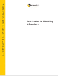 Best Practices for IM Archiving & Compliance