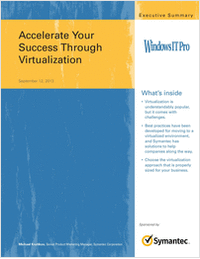 Accelerate Your Success Through Virtualization