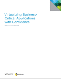 Virtualizing Business-Critical Applications with Confidence