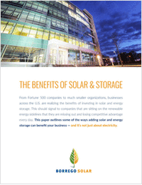 The Benefits of Solar & Energy Storage?