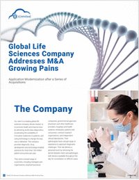 Global Life Sciences Company Addresses M&A Growing Pains