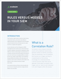 Rules Versus Models in Your SIEM