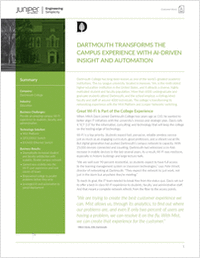 Dartmouth Transforms the Campus Experience with AI-Driven Insight and Automation