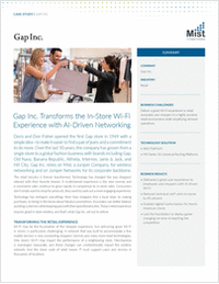 Gap Inc. Transforms the In-Store Wi-Fi Experience with AI-Driven Networking