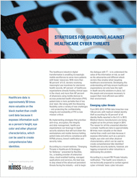 STRATEGIES FOR GUARDING AGAINST   HEALTHCARE CYBER THREATS