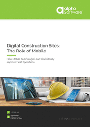 Digital Construction Sites: The Role of Mobile Apps