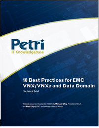 Best Practices for Managing EMC VNX/VNXe and Data Domains