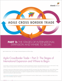 Agile Cross-Border Trade - Part 2: The Stages of International Expansion and Where to Begin