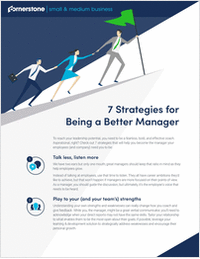 7 Strategies for Being a Better Manager