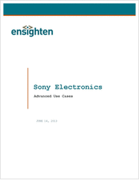 Advance Use Case: Sony Electronics