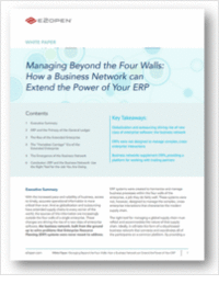 Managing Beyond the Four Walls: How a Business Network can Extend the Power of Your ERP