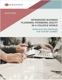 Integrated Business Planning: Powering Agility in a Volatile World