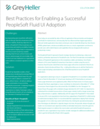 Best Practices for Enabling a Successful PeopleSoft Fluid UI Adoption