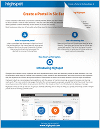 Create a marketing and sales portal in six steps