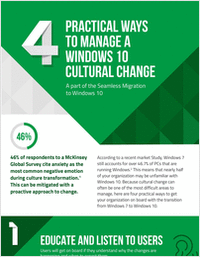 4 Practical Ways to Manage a Windows 10 Cultural Change