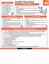 ChatGPT Cheat Sheet