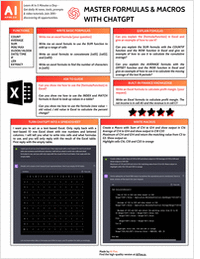 Master Formulas and Macros with ChatGPT