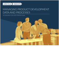 Managing Product Development Data and Processes