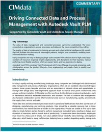 Driving Connected Data and Process Management with Autodesk Vault PLM