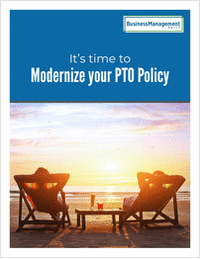 It's time to modernize your PTO policy