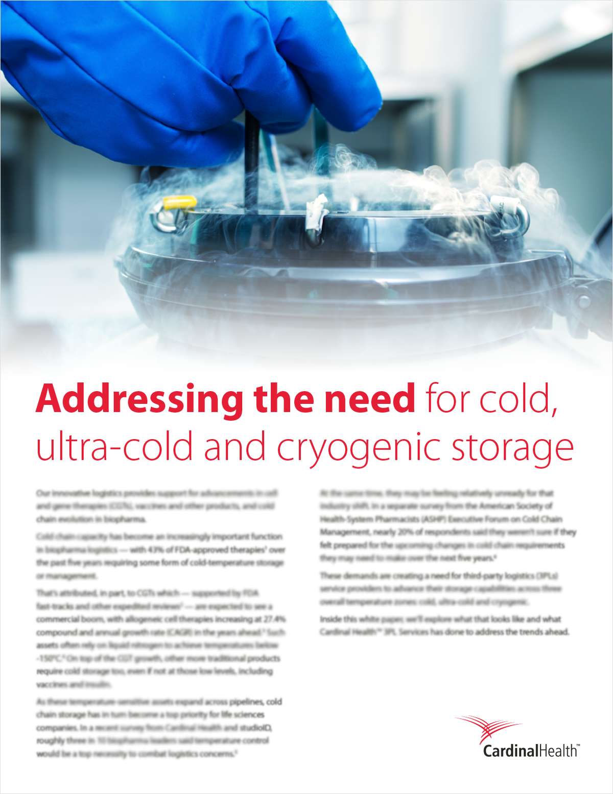 Unlock the future of biopharma cold chain