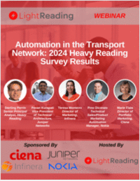 Automation in the Transport Network: 2024 Heavy Reading Survey Results