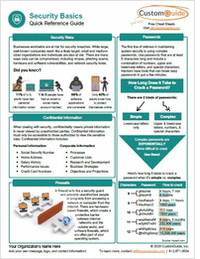 Security Basics Quick Reference Guide