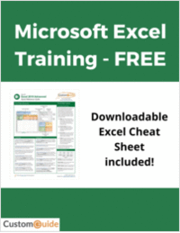 Microsoft Excel Training Course - FREE