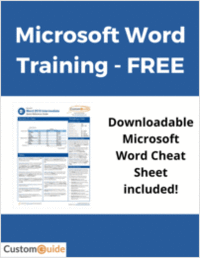 Microsoft Word Training Course - FREE