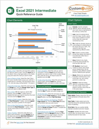 Microsoft Excel 2021 Intermediate - Quick Reference Guide