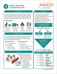 Cyber Security Basics Quick Reference Guide