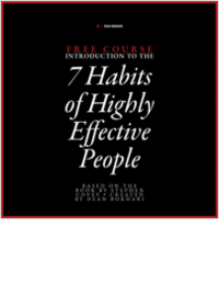 Course: Introduction to The 7 Habits of Highly Effective People