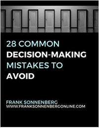 28 Common Decision-Making Mistakes to Avoid