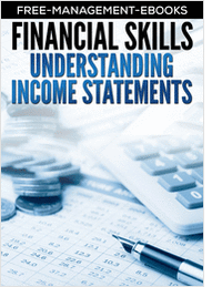 Income Statements -- Developing Your Finance Skills