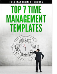 Top 7 Time Management Templates