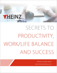 Secrets to Productivity, Work/Life Balance and Success