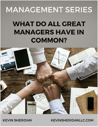 Management Series: What do All Great Managers Have in Common